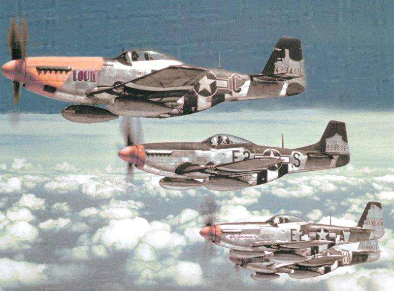P-51D's 375th Fighter Squadron