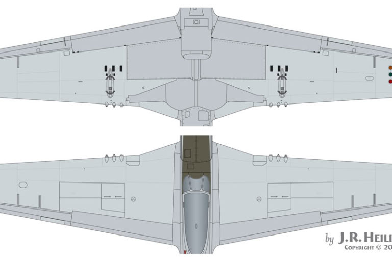 P-51 Puttied Wings Diagram P-51 Wings