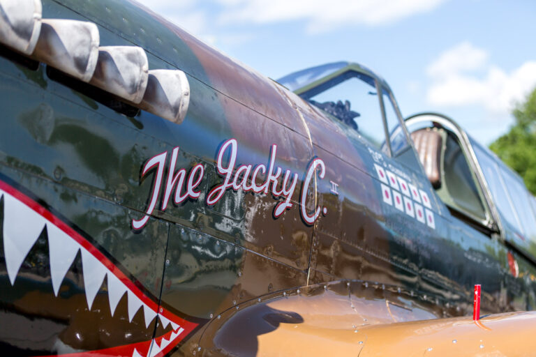 Curtiss P-40M Warhawk Nose Art Curtiss P-40M - "Jacky C"