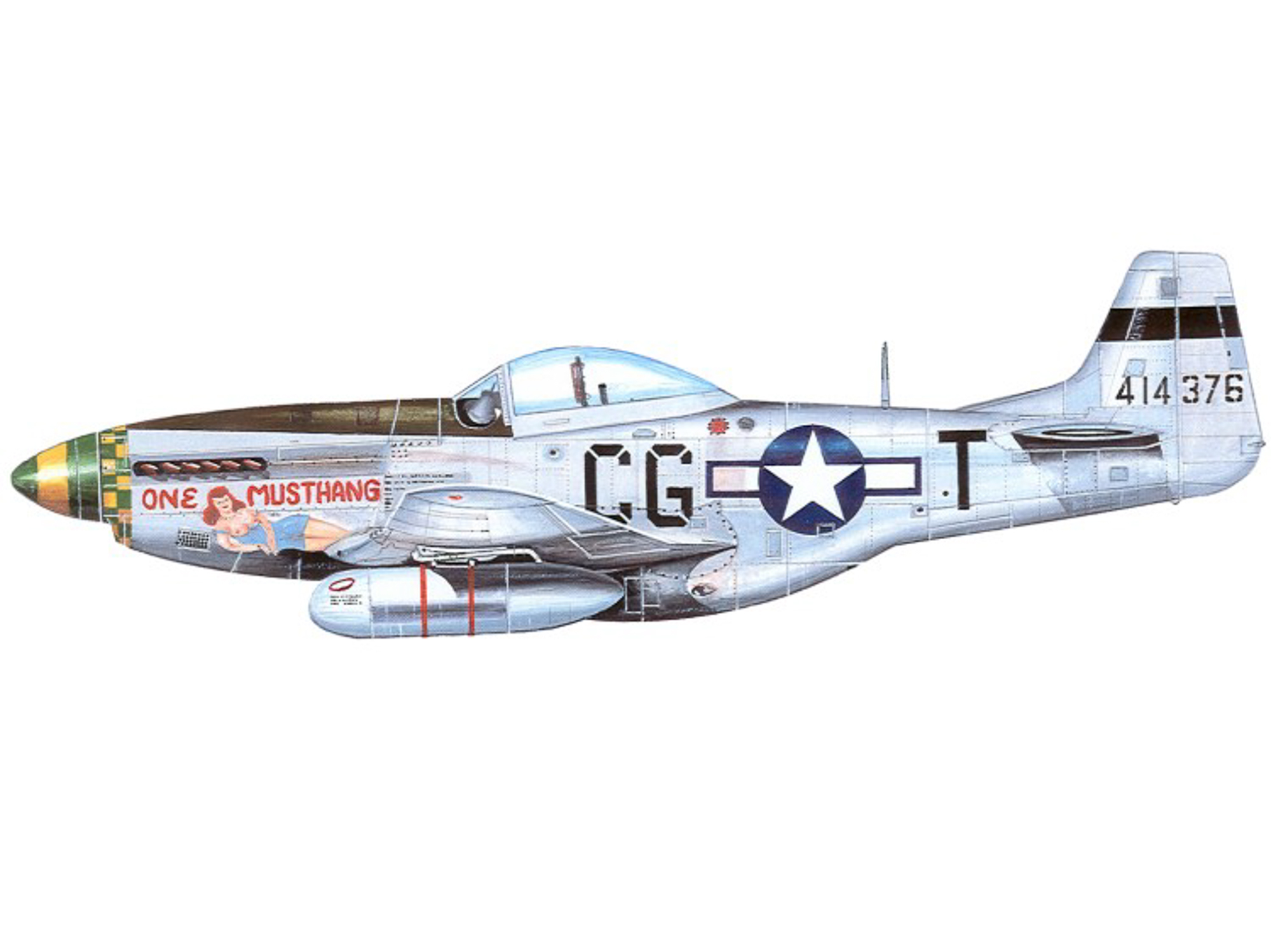 P-51D – One Musthang – 44-14376