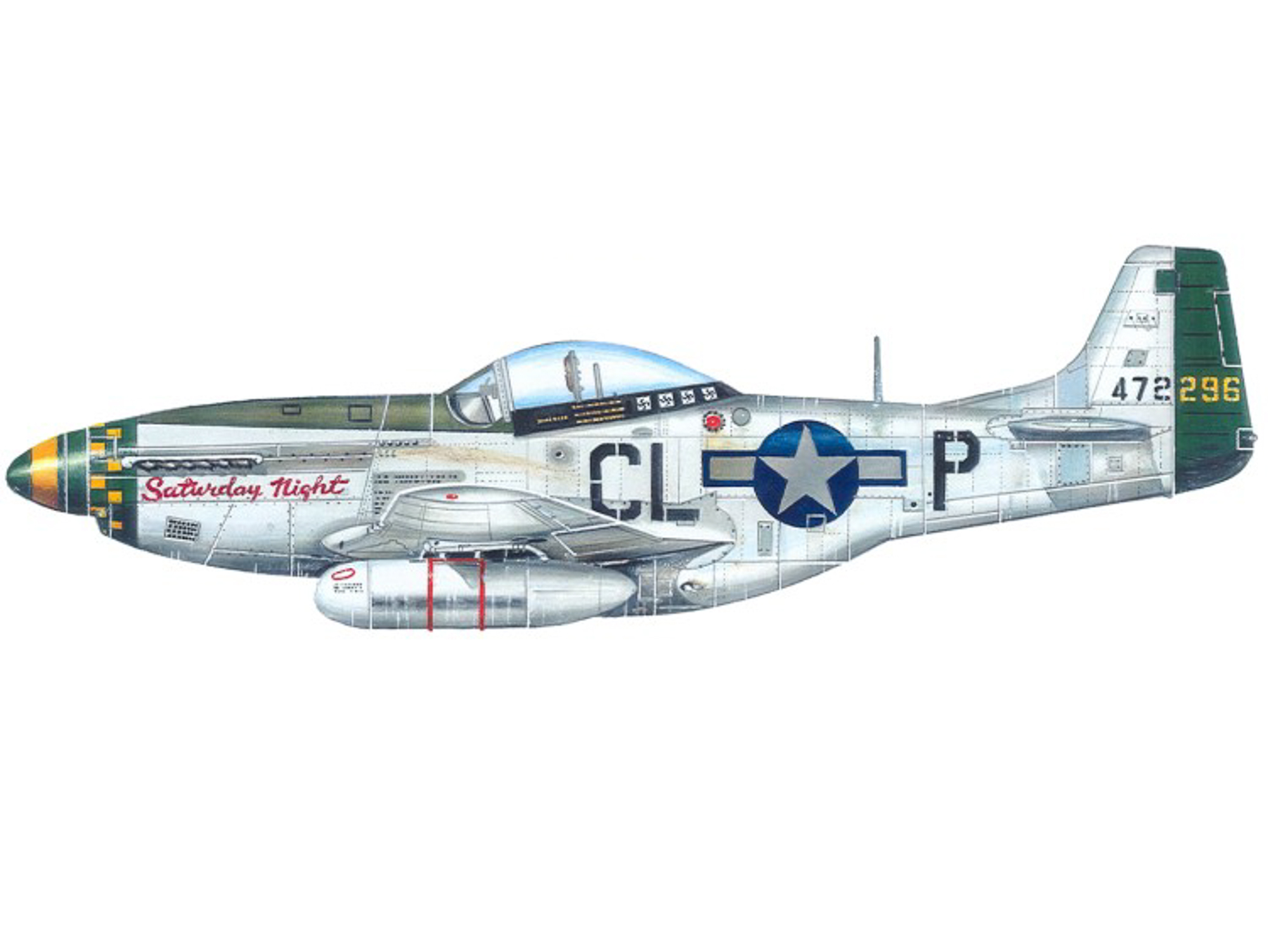 P-51D – Saturday Night – 44-72296