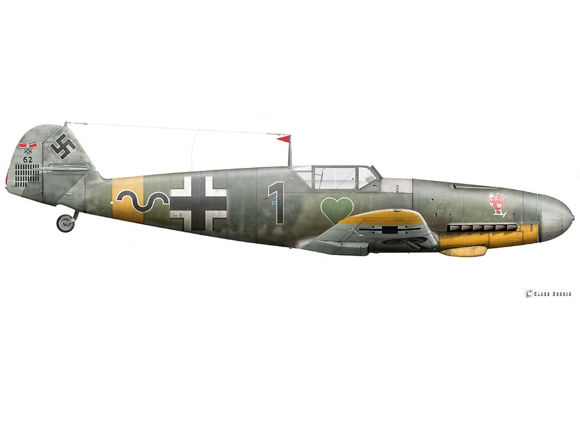 Bf 109F-4 - Black 1 - W.Nr. 13088