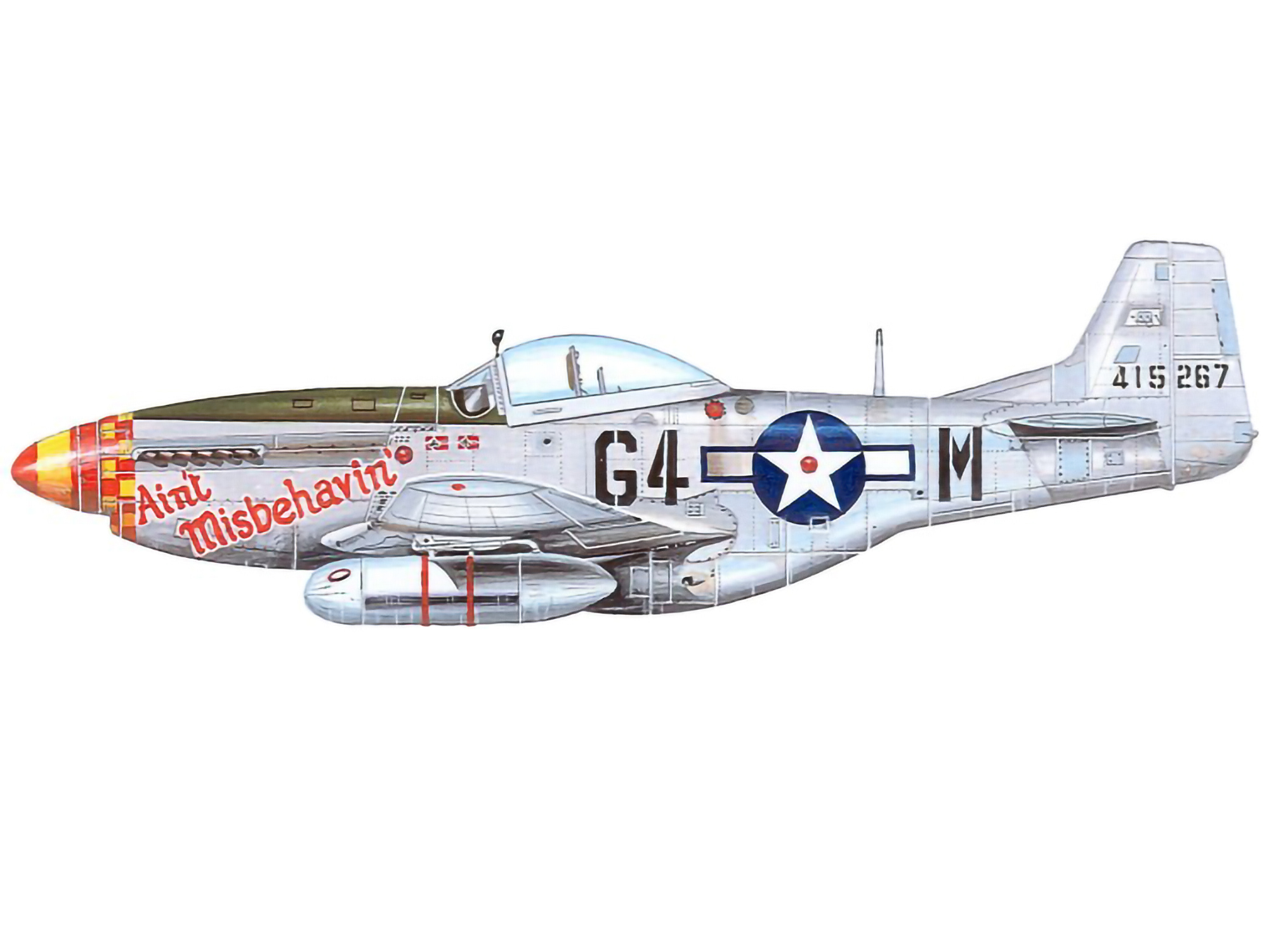 P-51D Mustang – “Ain't Misbehavin” - Wings Tracks Guns