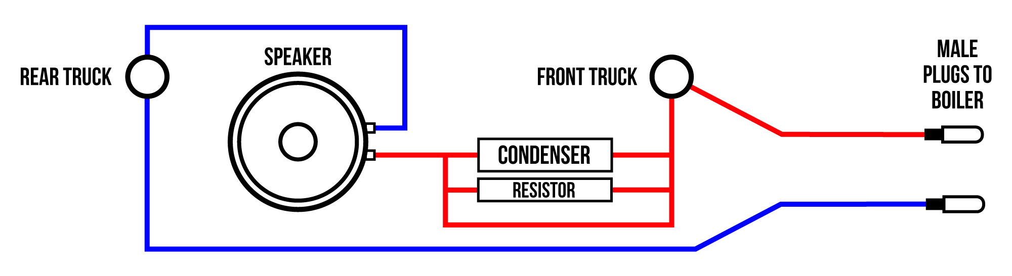 2-Wire Tender Wiring Diagram Speaker