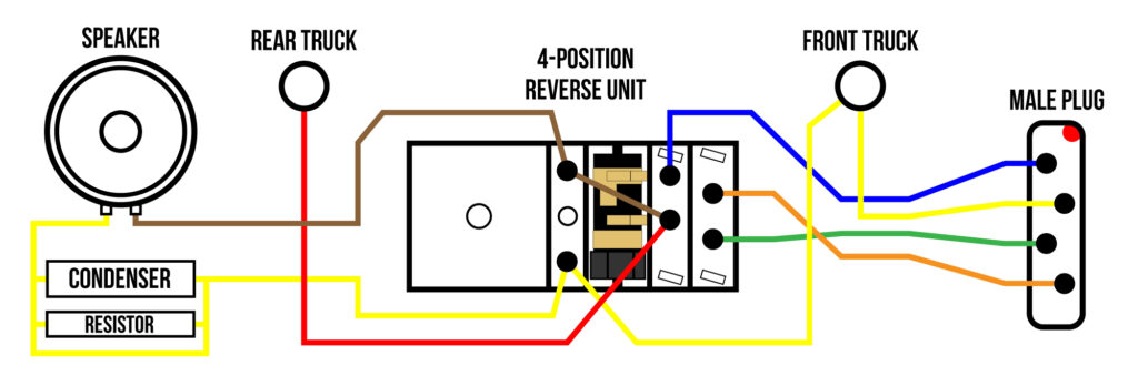 4-Wire Tender Wiring Diagram Speaker